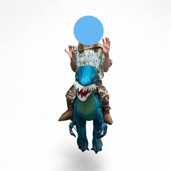 Inflatable Riding Dinosaur Costume - Picture 2 of 2